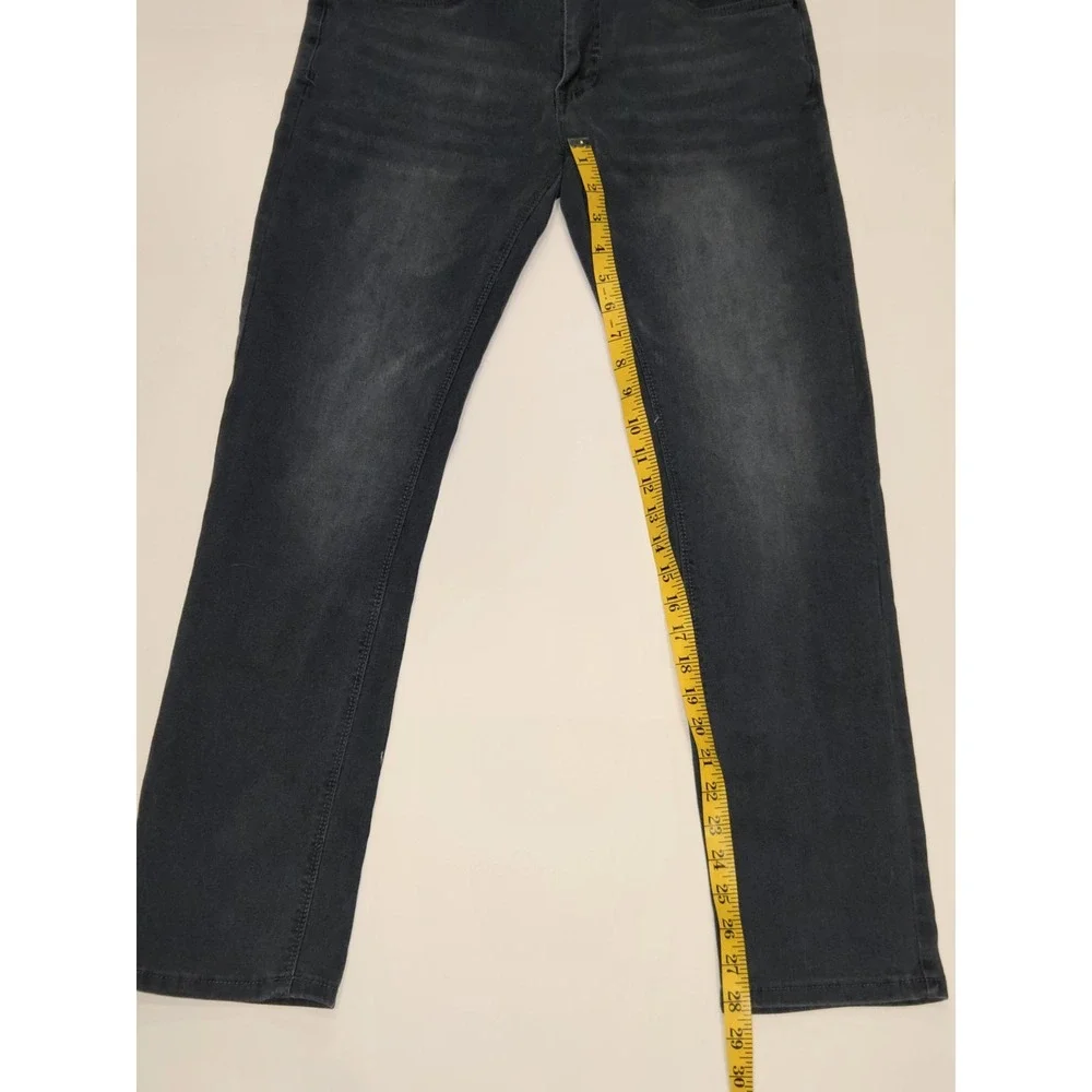 Steve's Jeans Men's 30x30 Dark Wash Stretch Denim Straight Leg Cotton Blend Pant